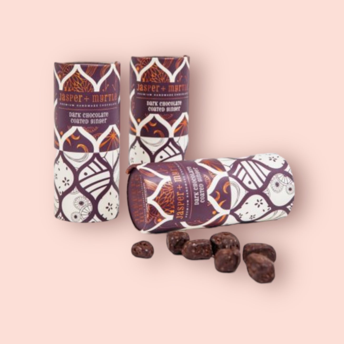 Jasper + Myrtle Dark Chocolate Coated Ginger