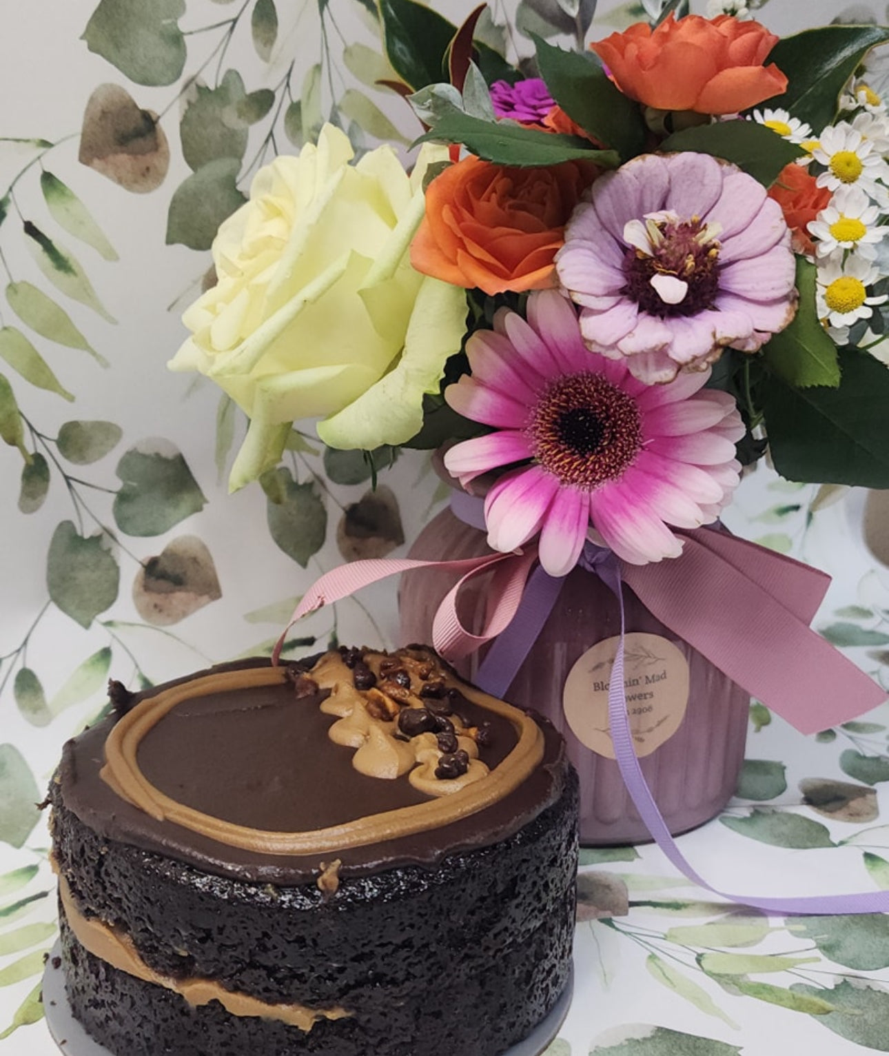 Flowers and Cake Box