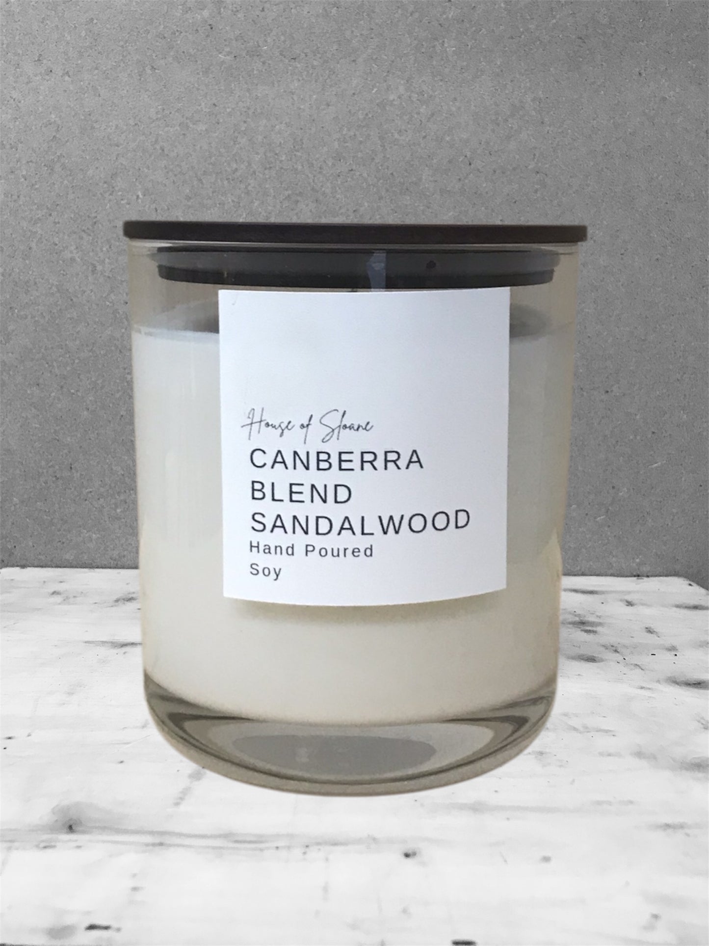 House of Sloane Soy Candle - Canberra Blend Sandalwood