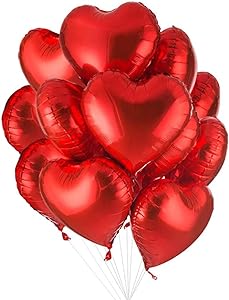 Love Heart Balloon - Foil Balloon on a Stick