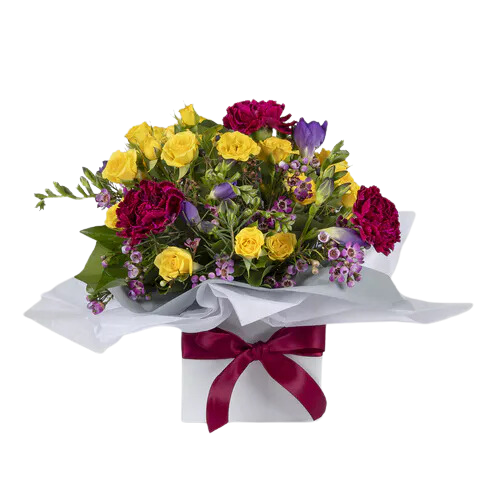 Joyful Flower Bouquet in a Box