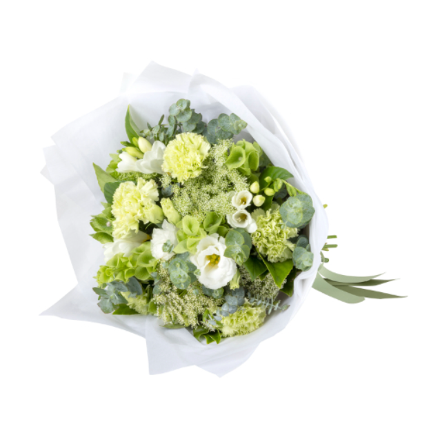 White and Green Flower Bouquet
