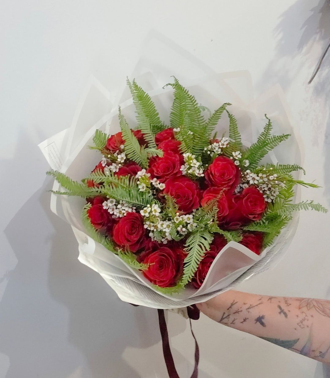 Bakers Dozen Roses + Foliage